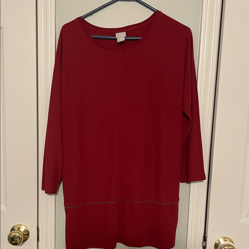 Chico's Red Blouse